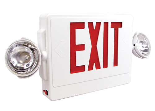 Exit Sign w/ Lights